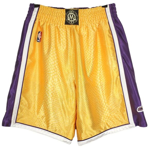 Kobe Bryant LA Lakers Mitchell & Ness NBA‎ M Medium Reversible Jersey Shorts NWT - Picture 1 of 13